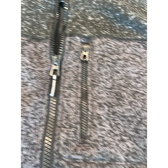 Hiking Vest Men Large Full Zip Knit Black Aztec Cowboy Western Outdoor Camping - Picture 6 of 8